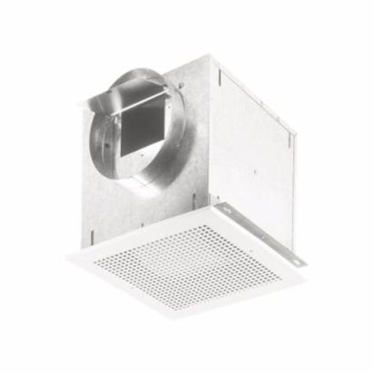 Broan® LoSone Select® L300KMG Straight Through Ceiling Exhaust Ventilator, 277 cfm Flow Rate, 120 VAC, 2.6 A