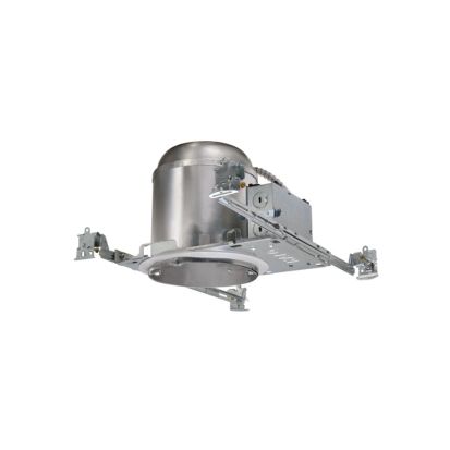 Cooper Lighting HALO AIR-TITE® H7ICAT Line Voltage New Construction Recessed Lighting Housing, Incandescent Lamp, IC Insulation, 120 VAC, 6-1/2 in Ceiling Opening, Aluminum Housing