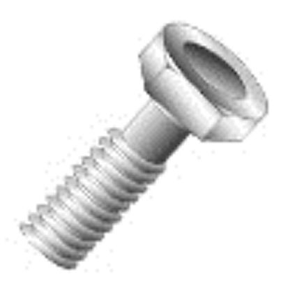 Minerallac® Cully™ 74416J Fully Threaded Cap Screw, 3/8-16, 1 in, 18-8, Stainless Steel, Imperial