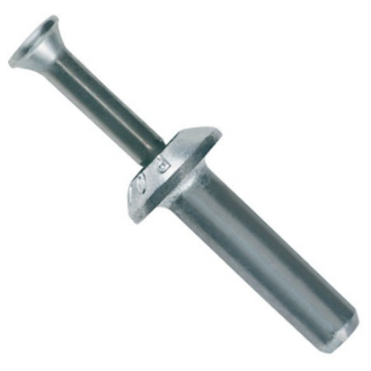 POWERS 2808 Nail-In Anchor With Carbon Steel Nail, 1/4 in, 1 in, Zamac