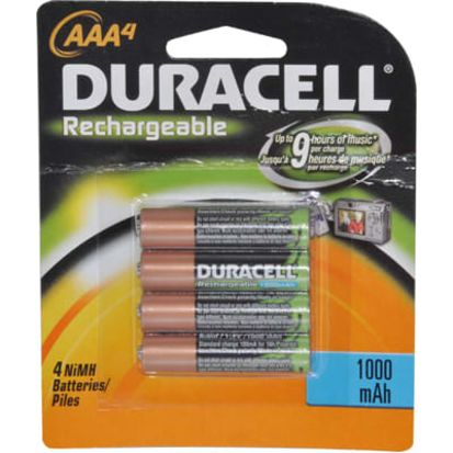 Duracell® DC2400B4N AAA-4PK DC2400B4N DU NIMH RECHARGEABLE