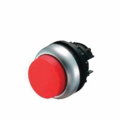 Eaton RMQ-Titan® M22-DH-R Modular Non-Illuminated Pushbutton Operator, 22.5 mm, Red