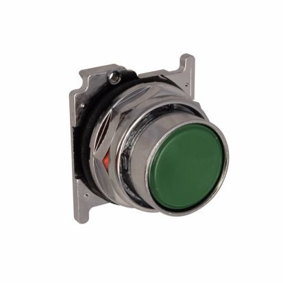 Eaton 10250T103 Heavy Duty Non-illuminated Pushbutton Operator, 30.5 mm, Green