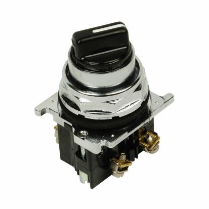 EATON 10250T20KB Heavy Duty Non-Illuminated Assembled Selector Switch, 30.5 mm, 1NO 1NC Contact