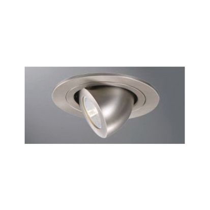 Cooper Lighting HALO 1496SN Round Retractable Elbow With Satin Nickel Elbow, For Use With H1499 Family 12 VDC 4 in Low Voltage Recessed Housing, 60 deg Tilt, 360 deg Rotation, Ceiling Mount, 4 in Dia, Cast Aluminum