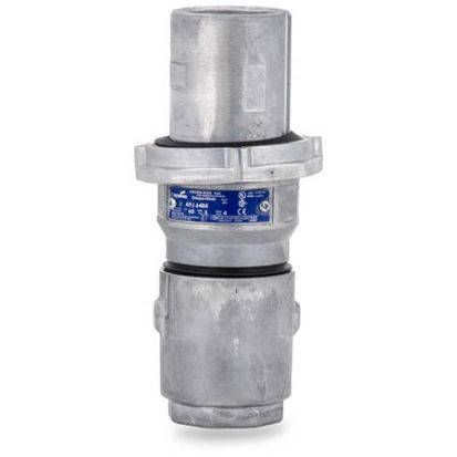 Eaton Crouse-Hinds series CHAPR6465 Pin and Sleeve Connector, 600 VAC/250 VDC, 60 A, 4 Poles, 3 Wires