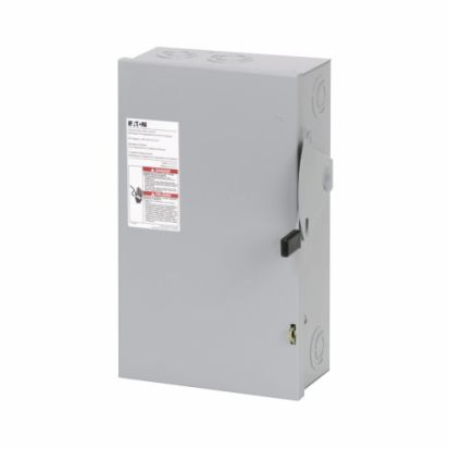 Eaton DG322UGB DG Series Non-Fusible General Duty Safety Switch, 240 VAC, 60 A, 10 hp, 15 hp, TPST Contact, 3 Poles