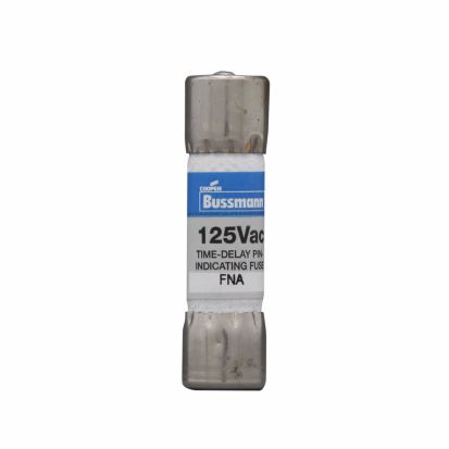 Eaton Bussmann Series FNA-5 Pin Indicating Time Delay Midget Fuse, 5 A, 125 VAC, 10 kA, Class Supplemental, Cartridge Body