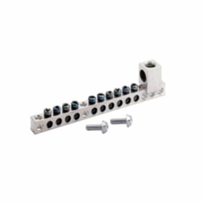 Eaton GBK1020 Ground Bar Kit, For Use With CH and BR Loadcenter, 3/4 in Size, Aluminum/Copper