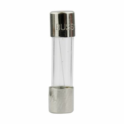 Eaton Bussmann Series GMA-2-R Low Breaking Small Dimension Fast Acting Fuse With Nickel Plated Brass End Caps, 2 A, 250 VAC, 100 A, 10 kA Interrupt, Cylindrical Body