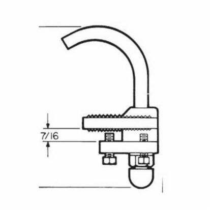 Eaton Crouse-Hinds series LCC4 Cable Tray Conduit Clamp, 1-1/4 in Conduit, Cast Iron, Electro-Galvanized/Aluminum Acrylic Painted