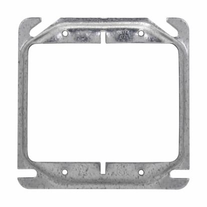 Eaton Crouse-Hinds series TP500 Square Mud Ring, 4 Inch, Steel, 3/4 Inch raised, 9.0 cubic inch capacity