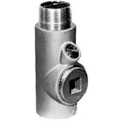 Emerson Electric Appleton® UNILETS® EYM125 Dust-Ignitionproof Explosionproof Raintight Conduit Sealing Fitting With Removable Nipple, 1-1/4 in, For Use With IMC/Threaded Rigid Metallic Conduit, Malleable Iron, Triple Coated