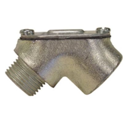 Appleton® MFL-50 Male to Female Gasketed Watertight Pulling Elbow, 1/2 in Trade, 90 deg, Malleable Iron, Triple-Coated