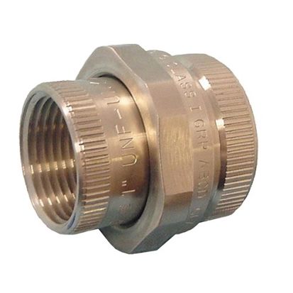 Appleton® UNILETS® UNF75NR Dust-Ignitionproof Explosionproof Conduit Union, 3/4 in, Steel, Zinc Electroplated