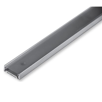 GMLighting LUMEN-TASK LED-CHL-W EXTRUDED WIDE ALUMINUM CHANNEL FOR LTR150-RGB, LTR150RGB WET LOCATION, LTR30, LTR120024. 48IN. INCLUDES SNAP-ON FROSTED LENS AND MOUNTING SCREWS.