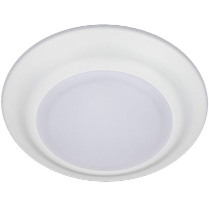 GMLighting S6-4090-WH 6 INCH 120V LED LOW PROFILE SURFACE RECESS DISK LIGHT, 15 WATTS, 90 CRI, 4000K, FINISH IS WHITE