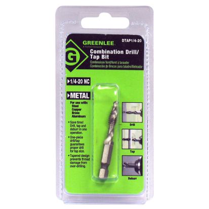 Greenlee DTAPKIT Combination Split Point Drill Tap Kit