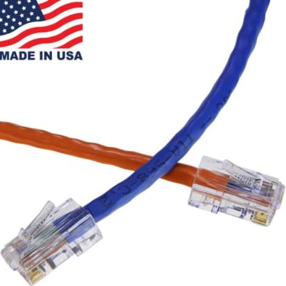 GRUBER 17-608200-010FY 10FT YELLOW CAT5E NON BOOTED PATCH CABLE