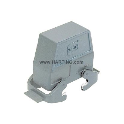 HARTING 09300160531 16B HOOD W/ LEVERS SIDE ENTRY, DOUBLE LEVER, HIGH CONSTRUCTION, PG29 NONRETURNABLE/NONCANCELLABLE