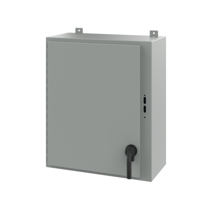 nVent HOFFMAN A36SA3212LPPL A25 Preferred Cutout Disconnect Enclosure With Handle, 36 in L x 31.38 in W x 12 in D, 12/13 NEMA Rating, Steel