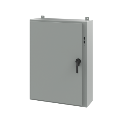 nVent HOFFMAN A42SA3210LPPL A25 Preferred Cutout Disconnect Enclosure With Handle, 42 in L x 31.38 in W x 10 in D, 12/13 NEMA Rating, Steel