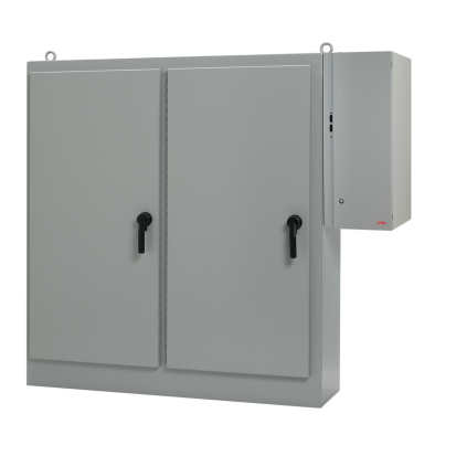 nVent HOFFMAN SEQUESTR™ A84XD4018FTCLPG A28X1 1-Door External Disconnect Enclosure, 84.12 in L x 40-1/4 in W x 18.12 in D, NEMA 12/IP55 NEMA Rating, Steel