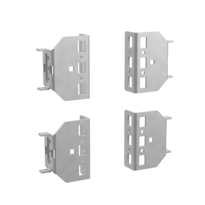 nVent HOFFMAN ProLine™ PMURB50 DPY Frame Reducing Bracket, For Use With Converting 700 to 600 W, 800 to 700 W Frames and Mounting Channel, Steel, Black