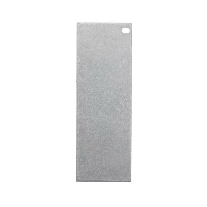 Hubbell Wiring Device-Kellems SystemOne™ FB10MPBNK Standard Single Blank Mounting Plate, 5.19 in L x 1.8 in W, 1 Gang, Stamped Steel