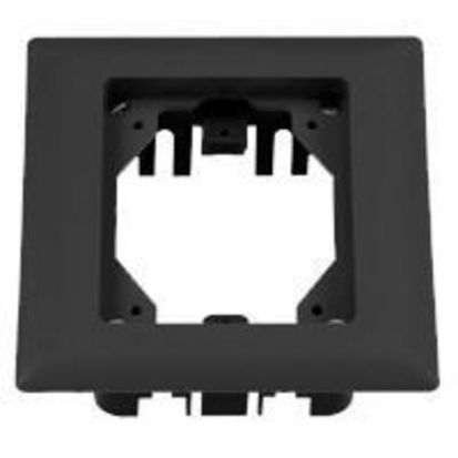 Hubbell Wiring Device-Kellems PFBRFBL1 1-Gang Rectangular Standard Carpet Flange, 6 in L x 4.88 in W, For Use With Flush Floor Box, PVC