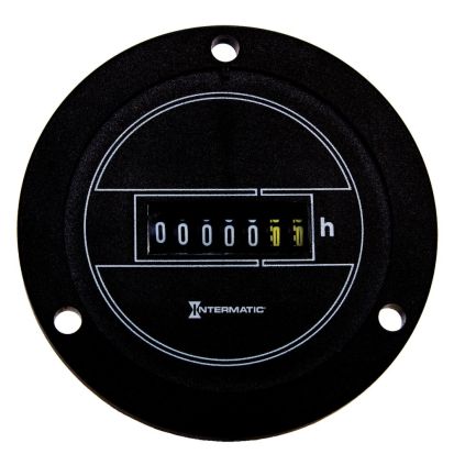 Intermatic® FWZ72-24U Non-Resettable AC Hour Meter, 7 Digits, Analog Display