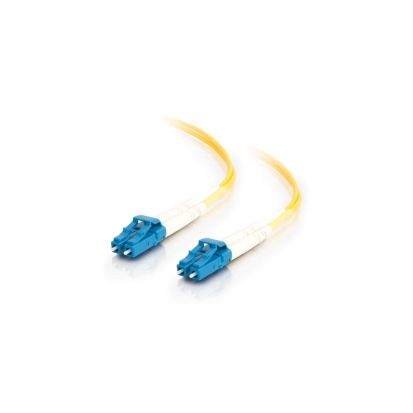 Quiktron® 810-LL7-009 Value Duplex Singlemode Fiber Jumper Cable, 10 Fiber, 9 um Core, 3 m L, Yellow