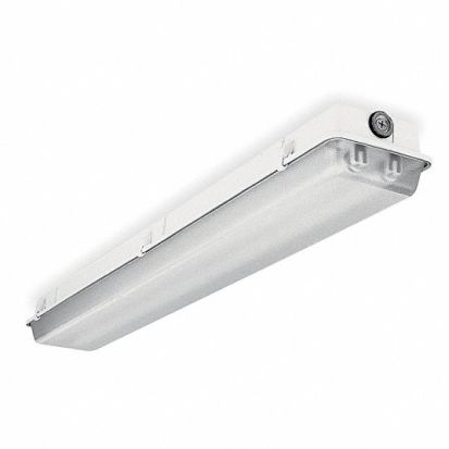 Acuity Brands Lithonia Lighting® DMW 2 32 MVOLT GEB10IS Enclosed and Gasketed Industrial Wet Location Linear Strip Light, (2) Fluorescent/T8 Lamp, 64 W Fixture, 120 to 277 VAC, Beige/High Gloss Baked White Enamel Housing