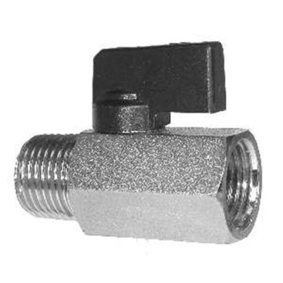 Midland Industries 46905I 1/2 M X F CHROME MINI BALL VALVE