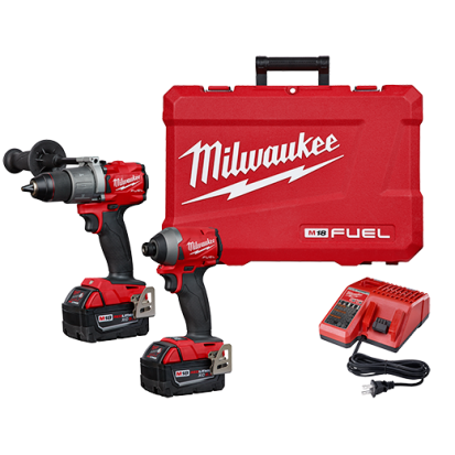 Milwaukee 2997-22 M18 Fuel 2-Tool Hammer Drill Combo Kit