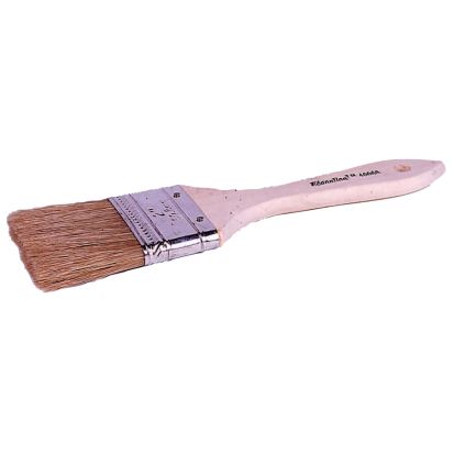 WEILER 804-40068 ECONOMY CHIP AND OIL BRUSH, 2" WIDE, 1-3/4" TRIM, WHITE BRISTLE, WOOD HANDLE