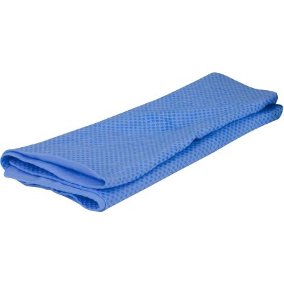 PIP® EZ-Cool® 396-602-B Evaporative Cooling Cooling Towel, Universal, Blue, Polyvinyl Alcohol, Solid Pattern, 30 sec Soaking