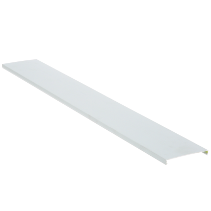 Panduit® Panduct® C3WH6 Wiring Duct Cover, 6 ft L x 3.39 in W x 0.37 in H, Lead-Free PVC, White