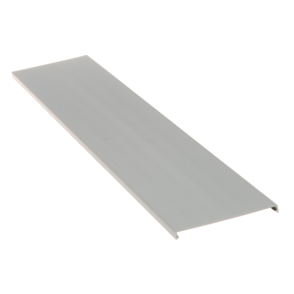 Panduit® Panduct® C4LG6 Lead Free Wiring Duct Cover, 6 ft L x 4.39 in W x 0.37 in H, PVC, Light Gray