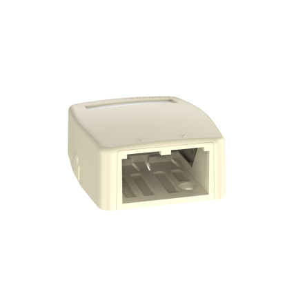 Panduit® CBXQ2EI-A MINI COM 2 PORT SURF MT BOX W/QUICK RELE