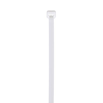 Panduit® Pan-Ty™ PLT5S-M Plenum Rated Standard Cable Tie, 17-1/2 in L x 0.19 in W x 0.05 in THK, Nylon 6.6, Natural