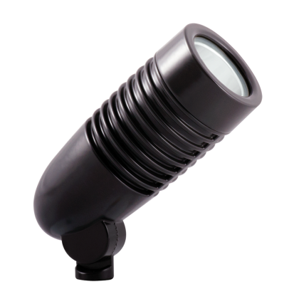 RAB LFLED5YA Hidflood Landscape Floodlight,) LED Lamp, 5 W Fixture, 100/120/208/240 VAC, Bronze/Powder Coated Housing