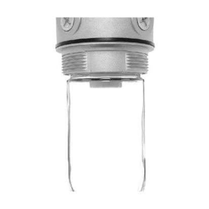 RAB VX100 VX Series HID Outdoor Vaporproof Light Fixture,) A-19 Incandescent Lamp, 120/208/240/277 VAC, Natural Housing