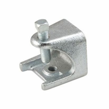 Hubbell RACO® 2524 Conduit Beam Clamp, 1 in, For Use With Hanger, Bridle Ring and Drop Rod, Steel/Malleable Iron, Electro-Plated Zinc