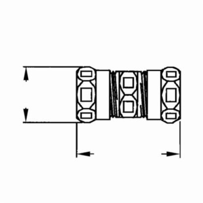 Hubbell RACO® 2922 Compression Conduit Coupling, 1/2 in, For Use With EMT Conduit, Steel, Electro-Plated Zinc