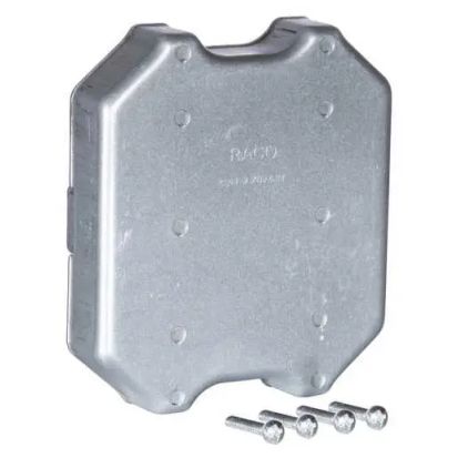 Hubbell RACO® 702AJT 2-GANG PROTECTOR PLATE - 3/4 RAISED