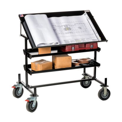 Southwire Wire Wagon® 56825501 Work Station Mobile Print Table, 54 in L x 32 in W x 42 in H, 1000 lb Load