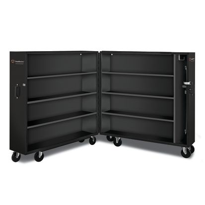 Southwire Maxis® 59822701 Bi-Fold Heavy Duty Clamshell Cabinet, 65 in x 120 in W x 14 in D, 64.8 cu-ft Storage