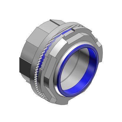 T&B® H075TB Hub Connector With Thermoplastic Insulated Throat, 3/4 in, For Use With Rigid/IMC Conduit, Zinc