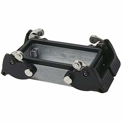 Thomas & Betts Pos-E-Kon® PB116 Double Lever Locking Panel Base, Rear, Standard Mount, Die Cast Aluminum